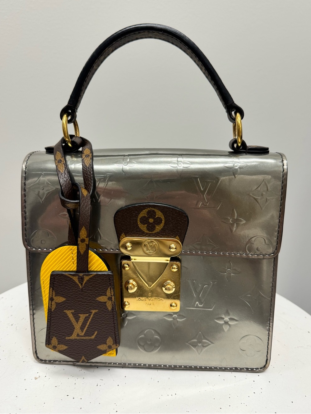 Louis Vuitton Spring Street PM Bag Silver Jaune